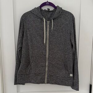 Vuori Gray Zip-Up Hoodie